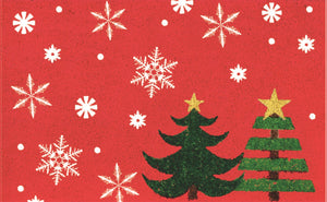 COIR MAT-FUNKY TREES 30X18"