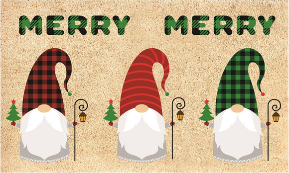 COIR MAT MERRYGNOMES 30X18