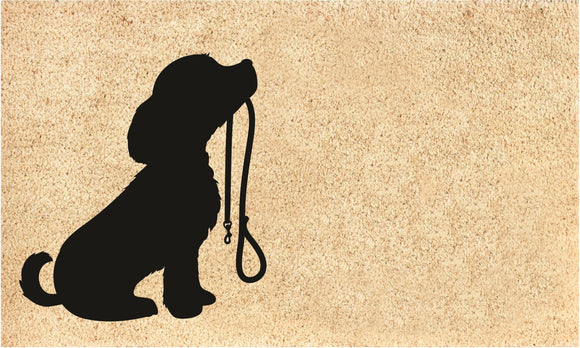 COIR MAT DOG 30X18