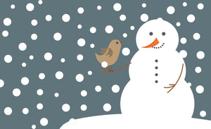 COIR MAT SNOWMAN (FALL24)