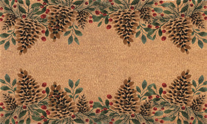 COIR MAT PINE CONES(FALL 25)