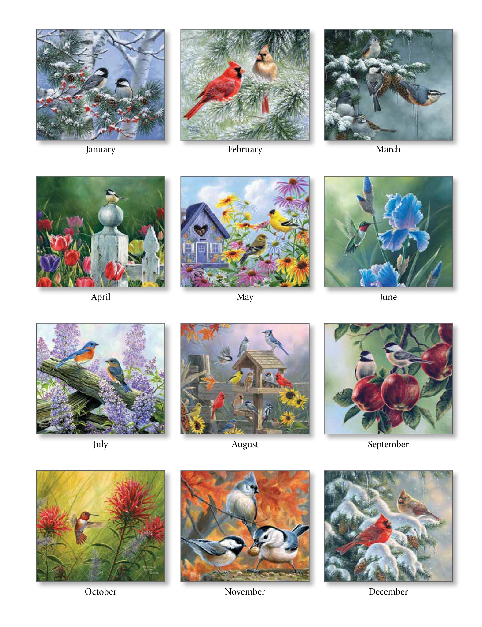 2026 CALENDAR BIRDS OF A FEATH Pineridgeart 2026-calendar-birds-of-a-feath-pineridgeart