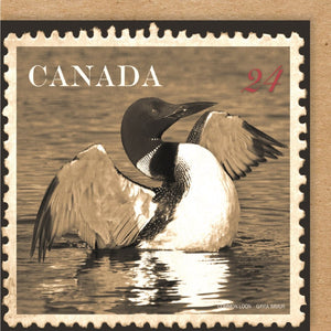 CARD CANADA LOON FLIGHT