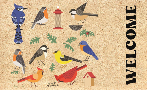 COIR MAT BIRDS